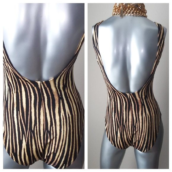 Sun Streak One Piece Leopard Print Bathing Suit - Picture 7 of 10